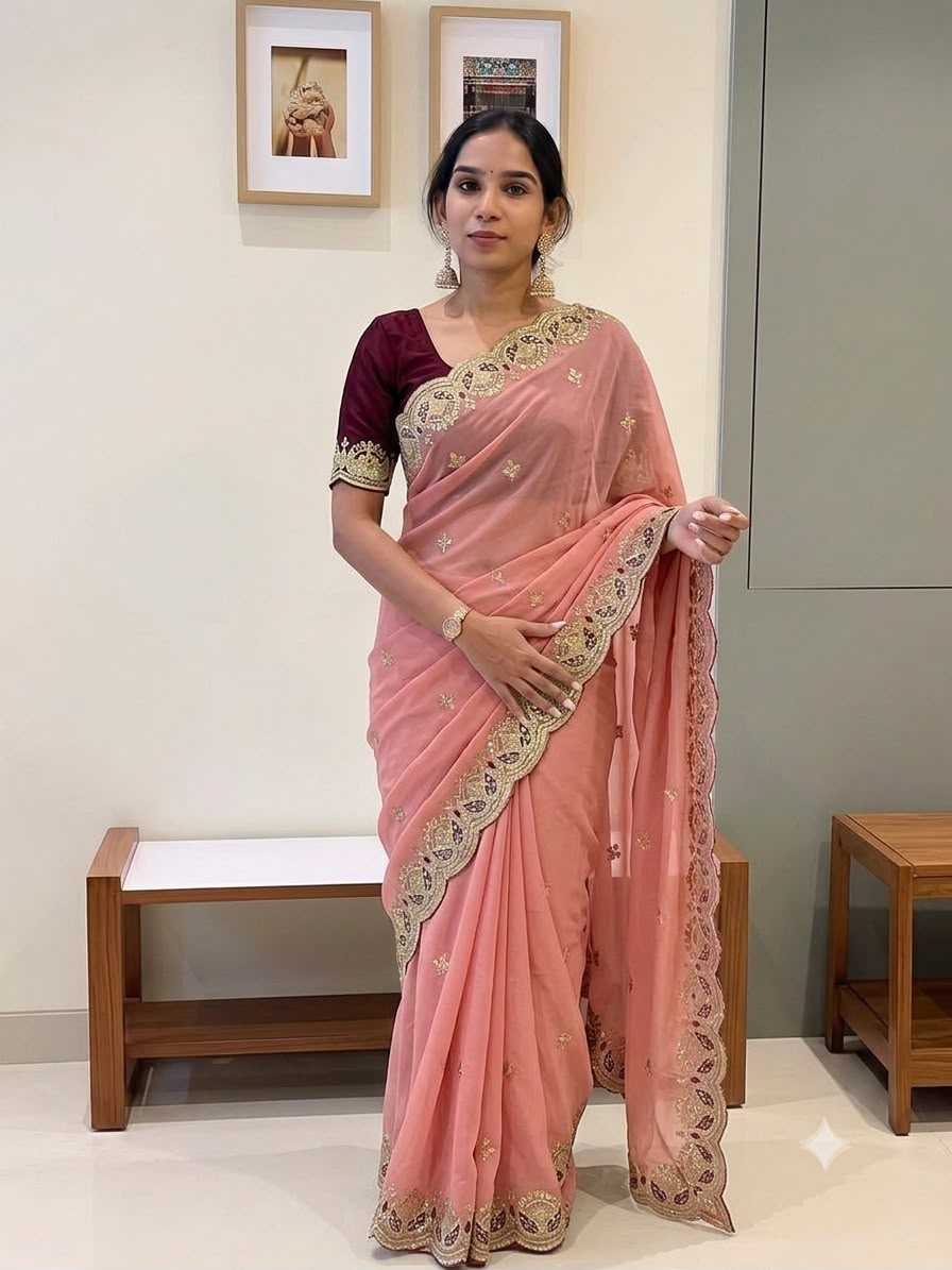 YNF Wholesale Georgette Georgette Sarees KESH610 899 | Surat Manufacturer