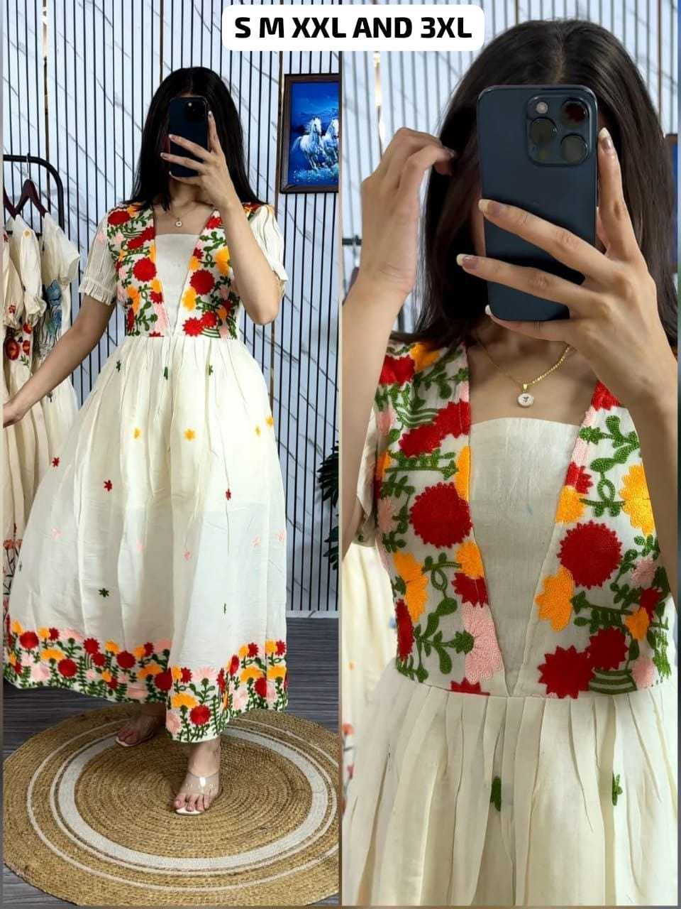 YNF Wholesale Cotton Party Wear Dresses  | Surat Manufacturer