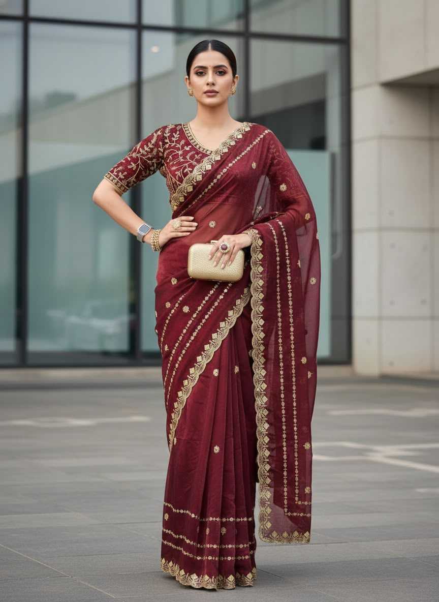 YNF Wholesale Satin Silk Designer Silk Sarees  | Surat Manufacturer