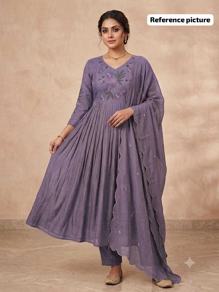 YNF Wholesale Chanderi Soft Anarkali Kurtis  | Surat Manufacturer