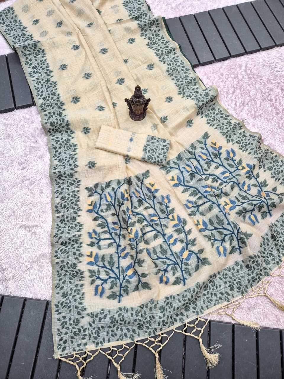 YNF Wholesale Cotton Designer Sarees KESH634 Jamdani | Surat Manufacturer
