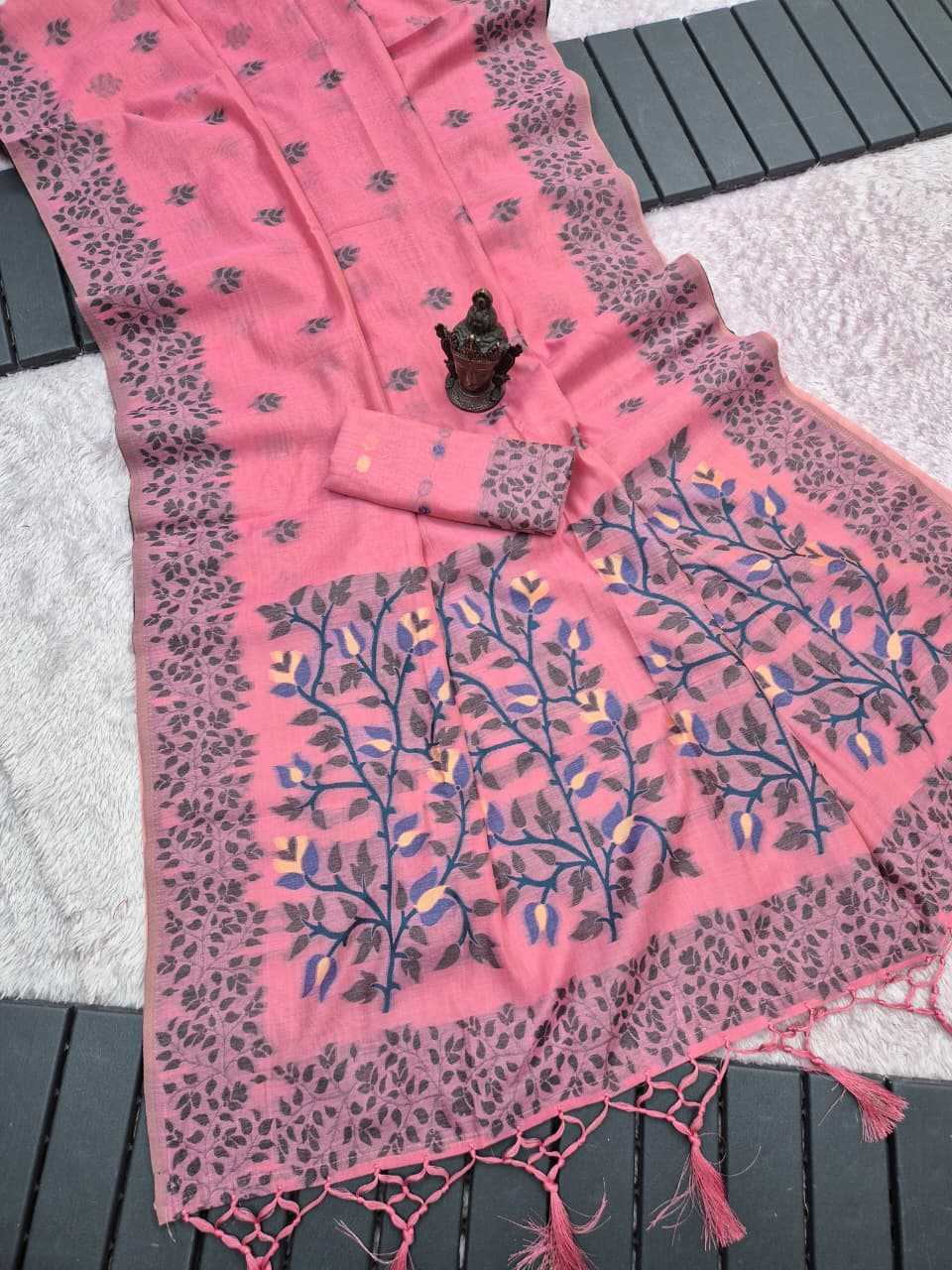 YNF Wholesale Cotton Designer Sarees KESH634 Jamdani | Surat Manufacturer