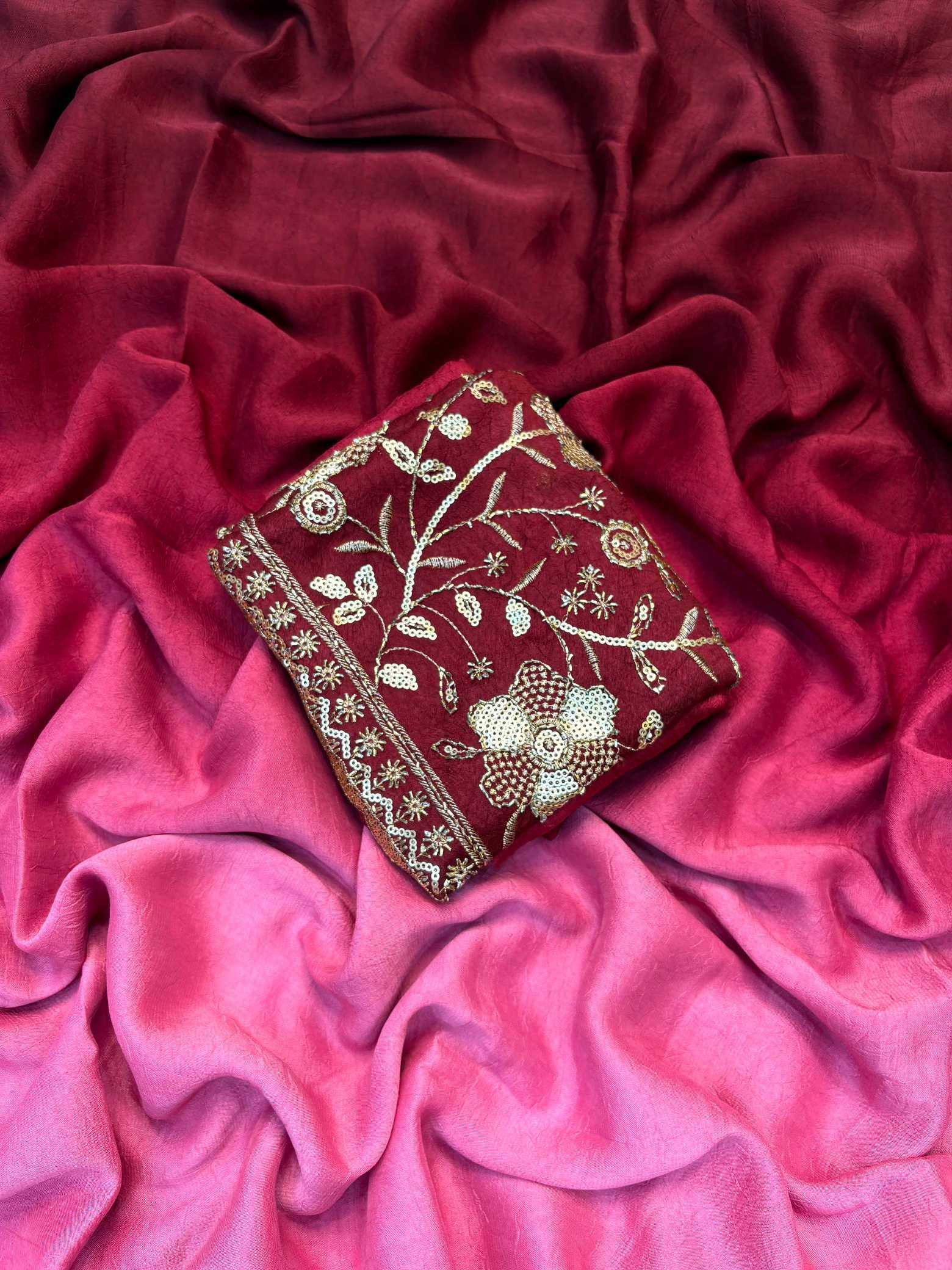 YNF Wholesale Crunchi Designer Sarees KESH637 Shree Crushed Shaded | Surat Manufacturer