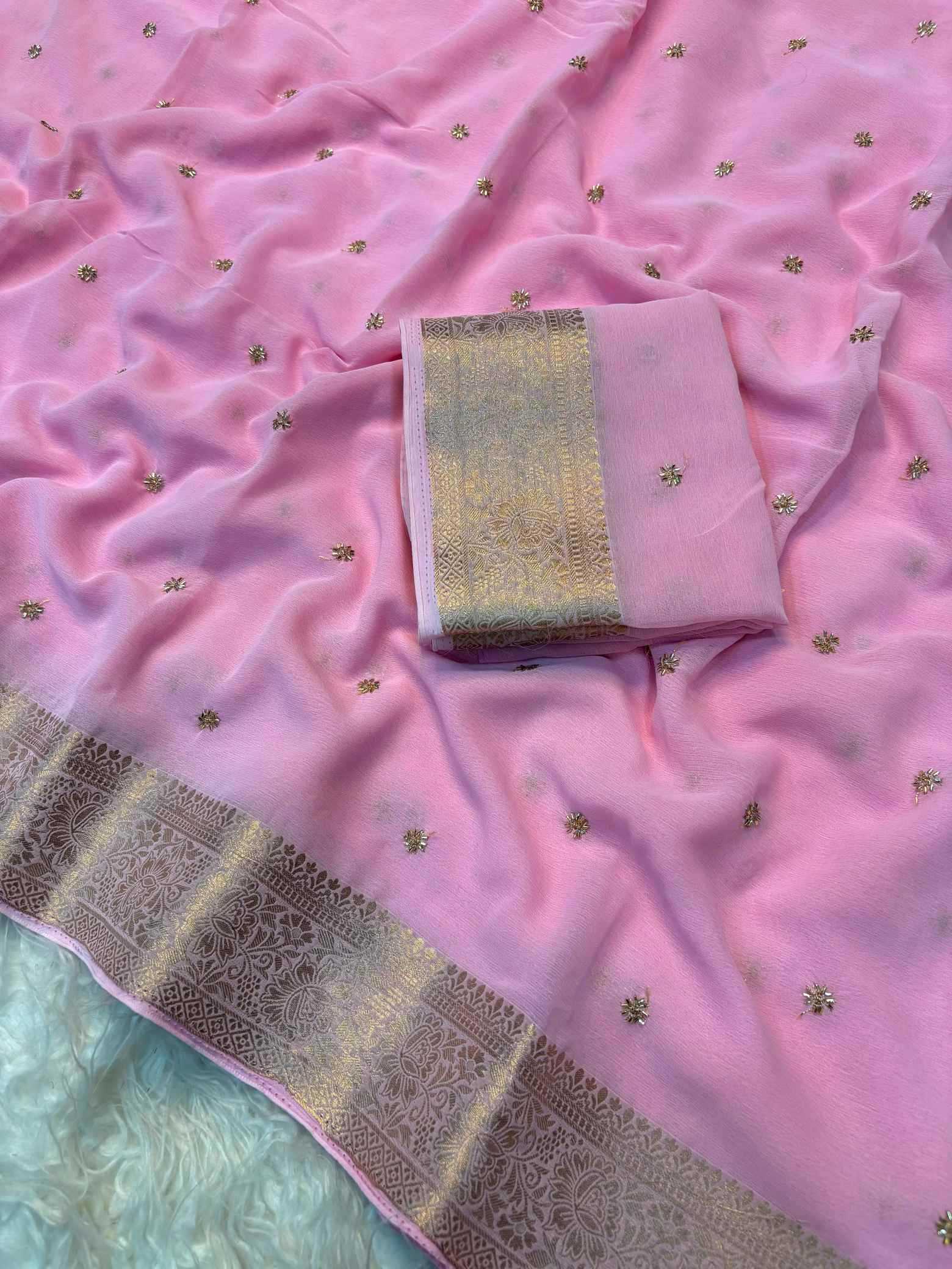 YNF Wholesale Chiffon Designer Sarees  | Surat Manufacturer