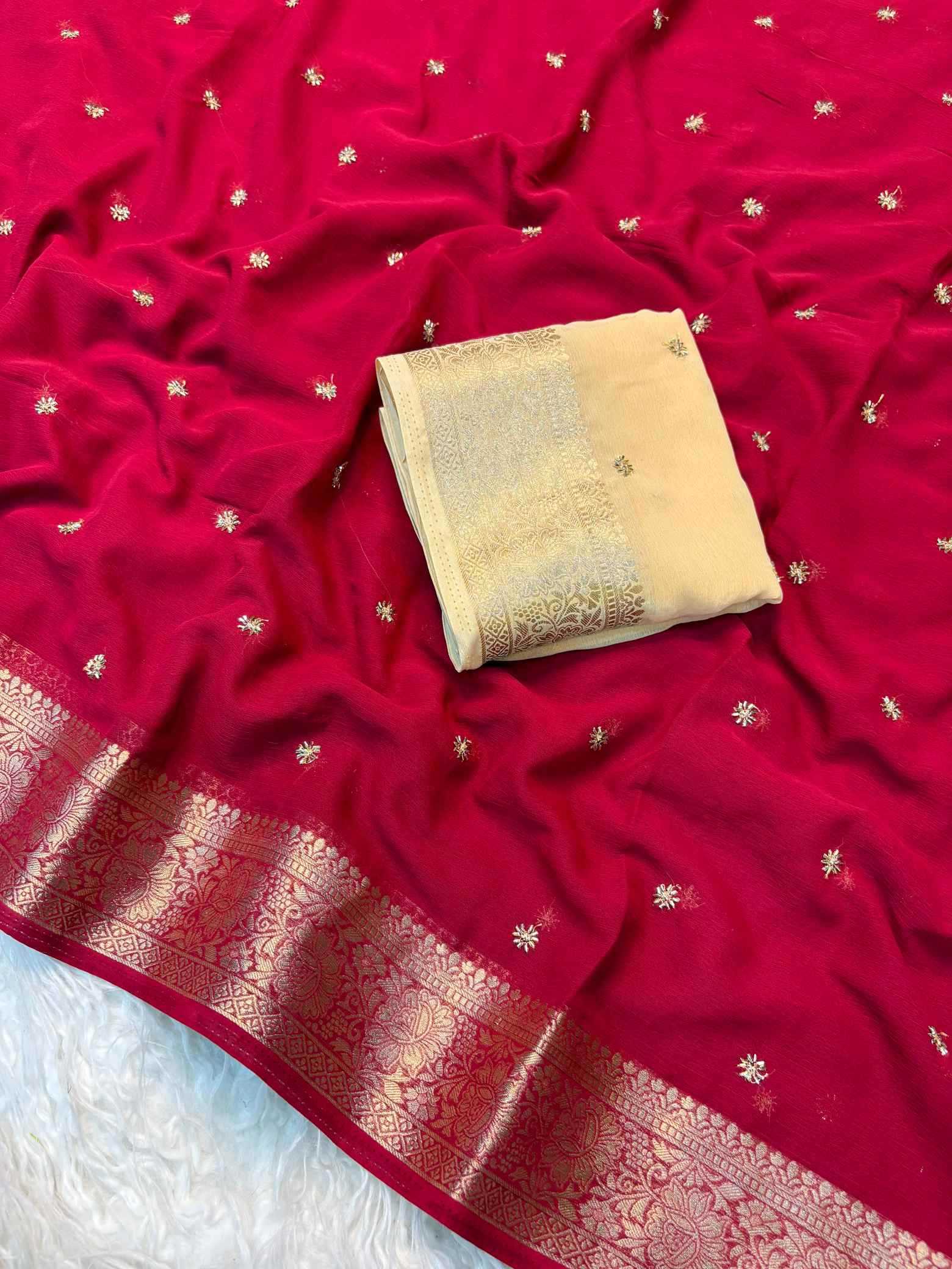 YNF Wholesale Chiffon Designer Sarees  | Surat Manufacturer