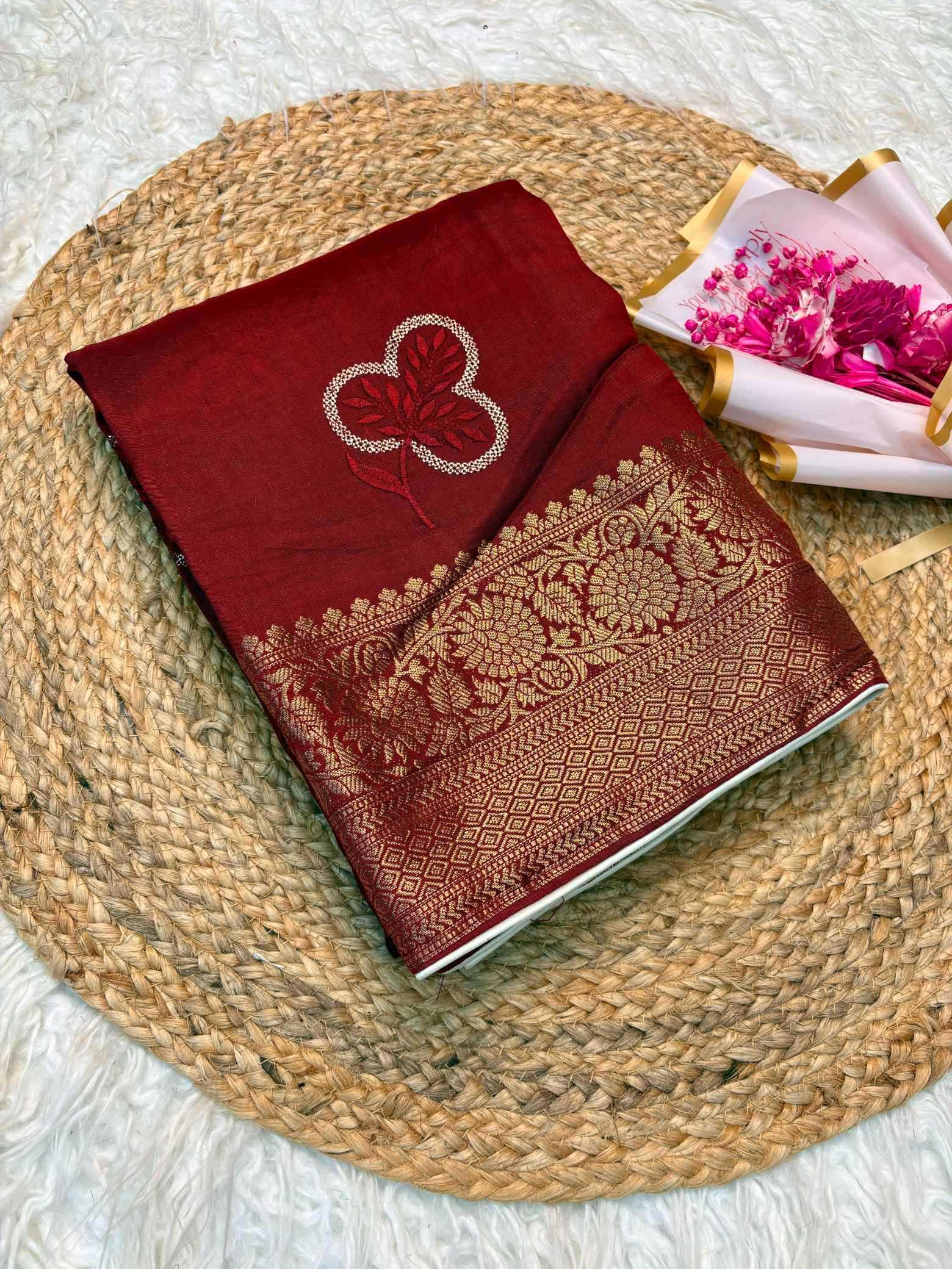 YNF Wholesale Pure Viscos Party Wear Sarees  | Surat Manufacturer