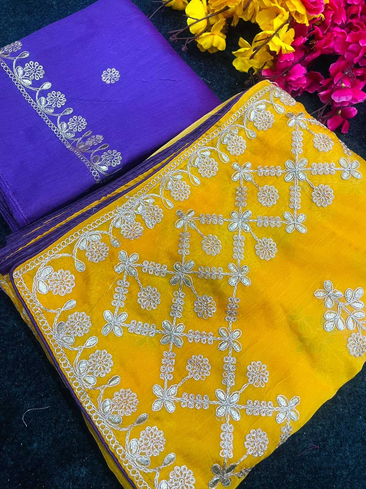 YNF Wholesale Chiffon Printed Sarees  | Surat Manufacturer