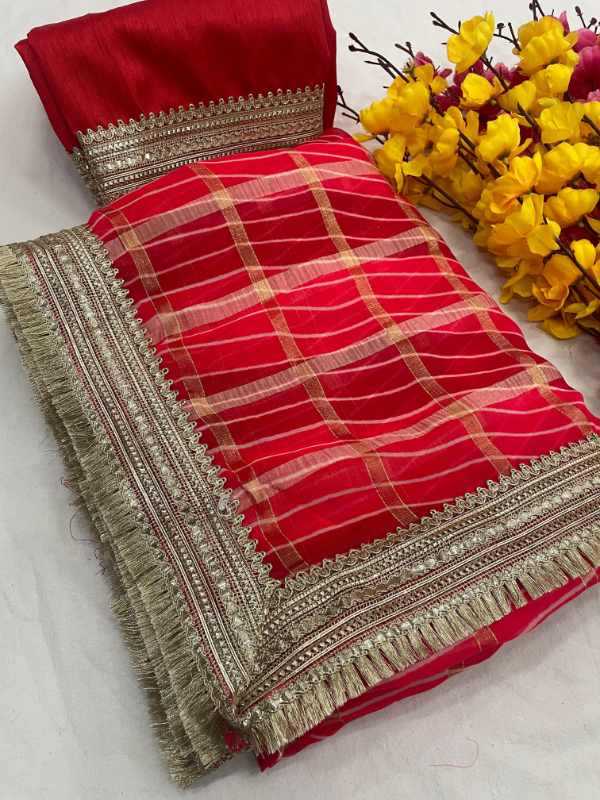 YNF Wholesale Gajji Silk Printed Sarees  | Surat Manufacturer