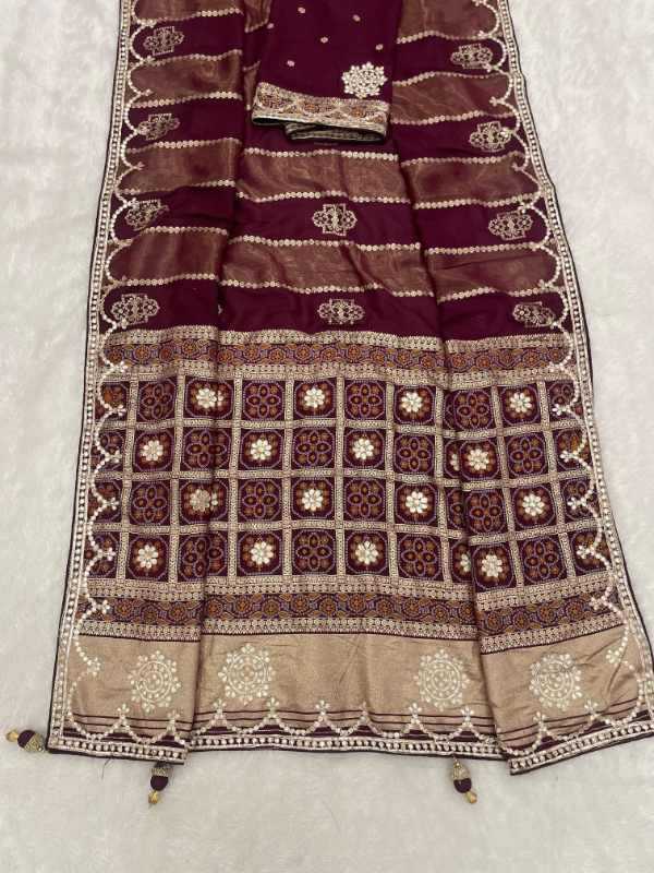 YNF Wholesale Gajji Silk Printed Sarees  | Surat Manufacturer