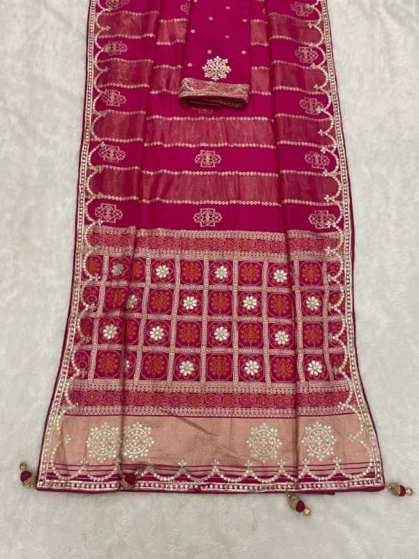 YNF Wholesale Gajji Silk Printed Sarees  | Surat Manufacturer