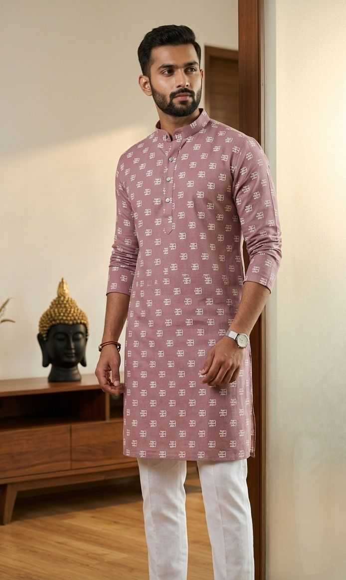 YNF Wholesale Cotton Mens Kurta Pyjama KESH650 EAV | Surat Manufacturer