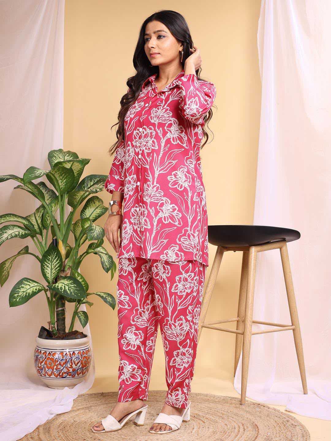 YNF Wholesale Rayon Co-ord Set KESH650 Gaurangi | Surat Manufacturer