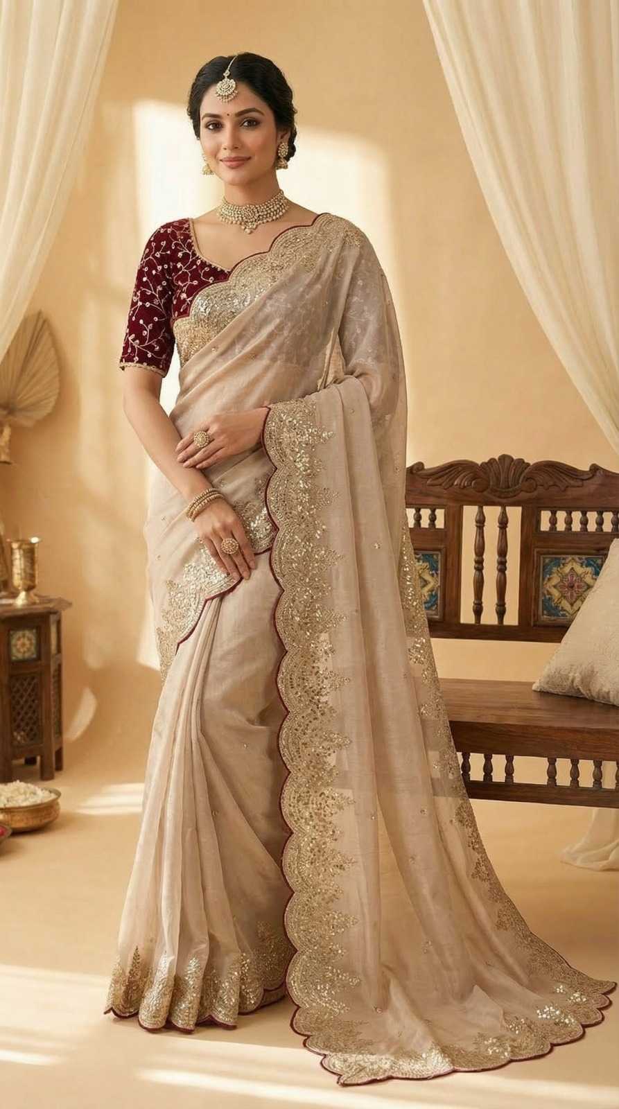 YNF Wholesale Jimmy Choo Jimmy Choo Sarees KESH651 Dhyana | Surat Manufacturer