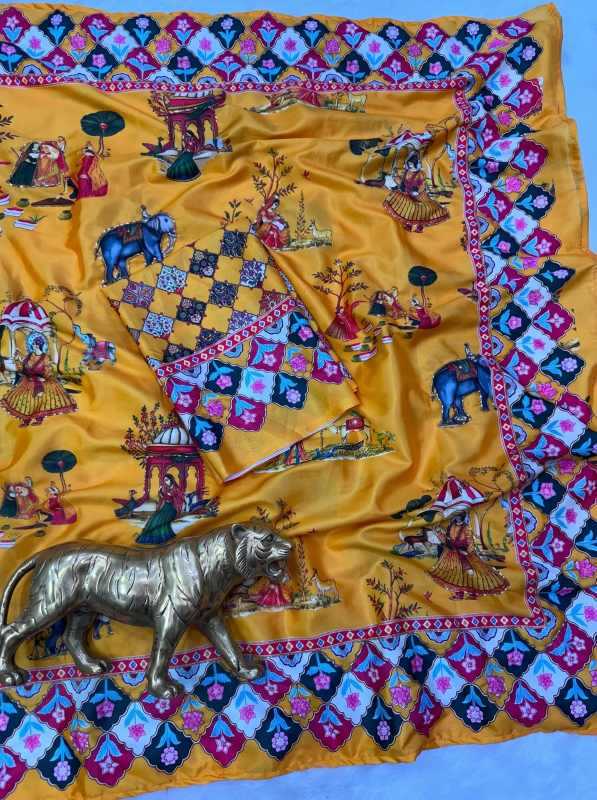 YNF Wholesale Chinon Designer Sarees  | Surat Manufacturer