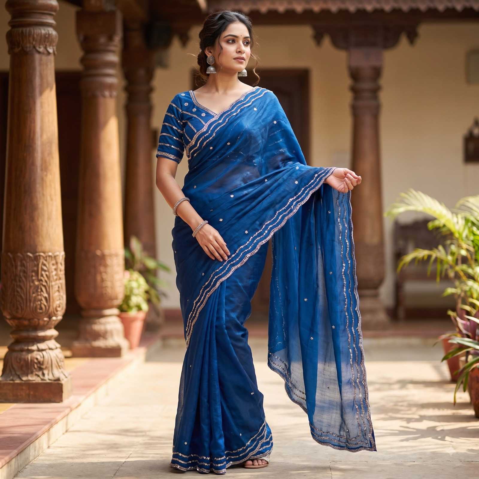 YNF Wholesale Satin Fancy Sarees  | Surat Manufacturer
