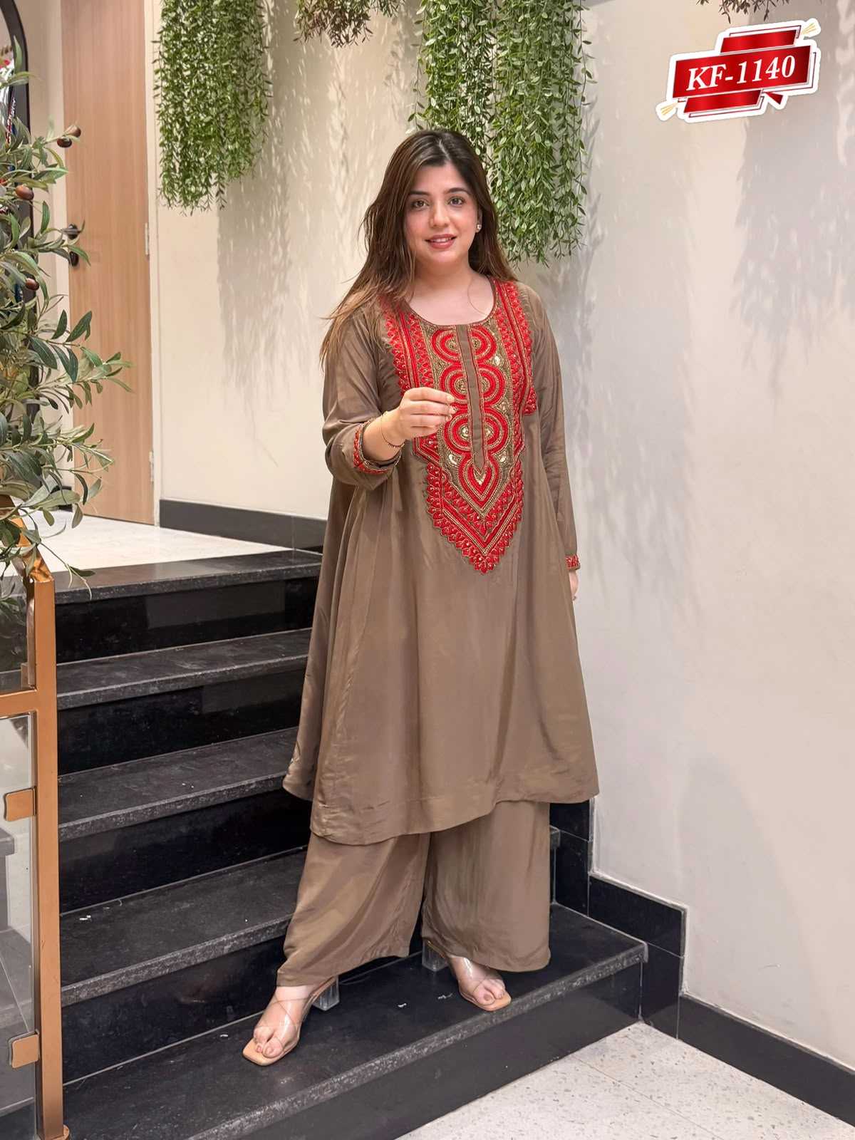 YNF Wholesale Crepe Embroidery Suits  | Surat Manufacturer