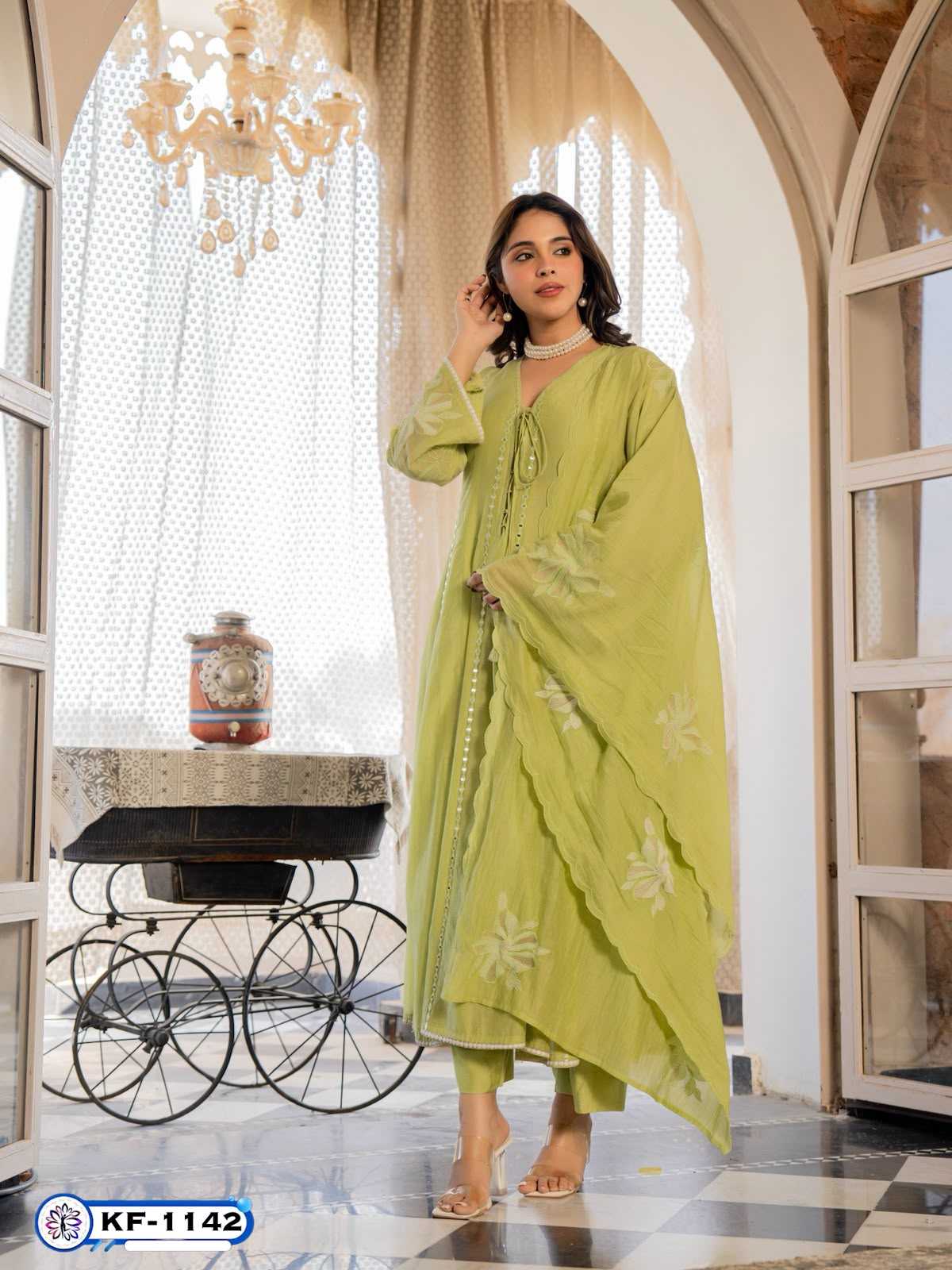 YNF Wholesale Chanderi Silk Embroidery Suits  | Surat Manufacturer