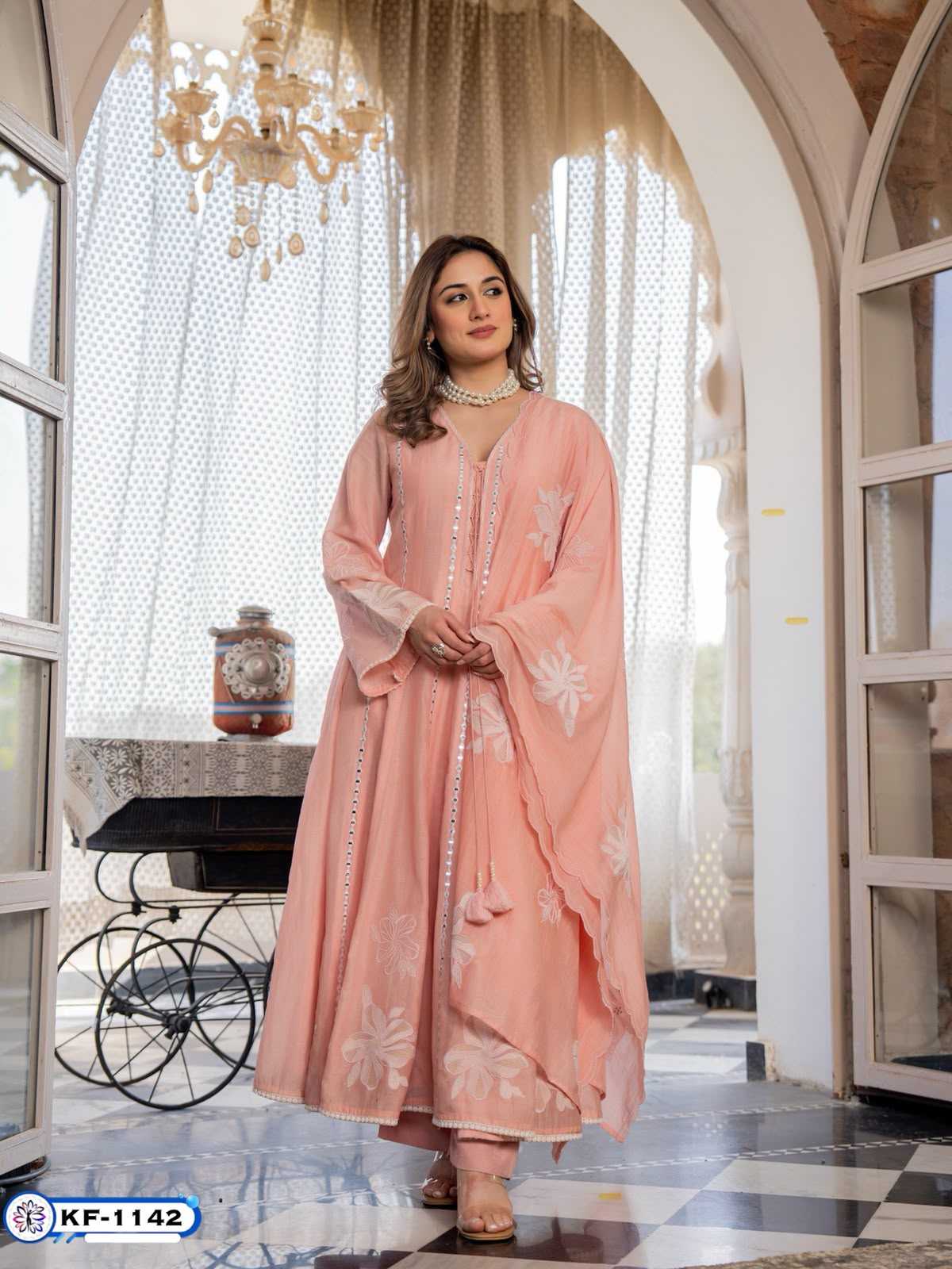 YNF Wholesale Chanderi Silk Embroidery Suits  | Surat Manufacturer