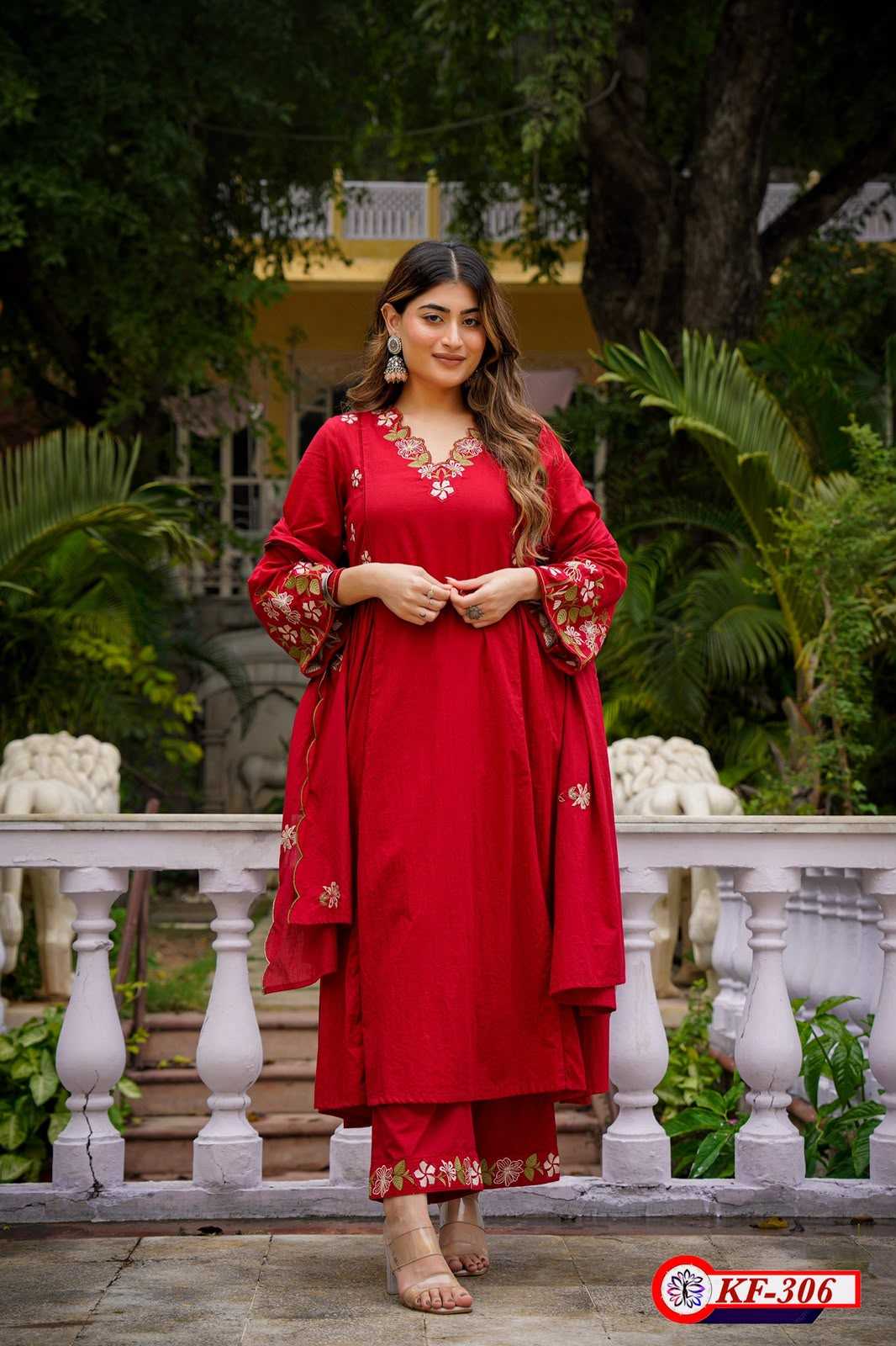 YNF Wholesale Chanderi Soft Embroidery Suits  | Surat Manufacturer