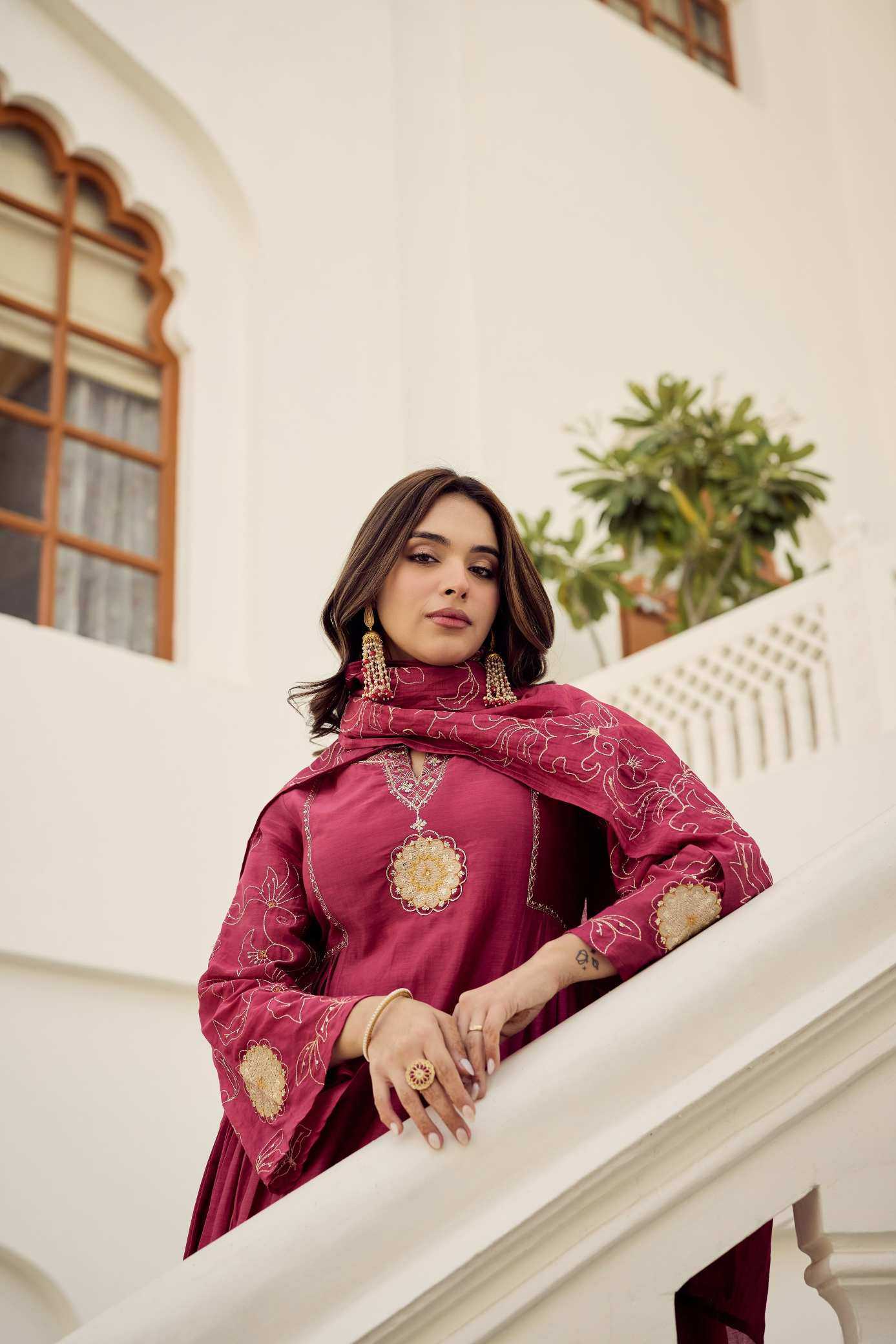 YNF Wholesale Muslin Embroidery Suits  | Surat Manufacturer