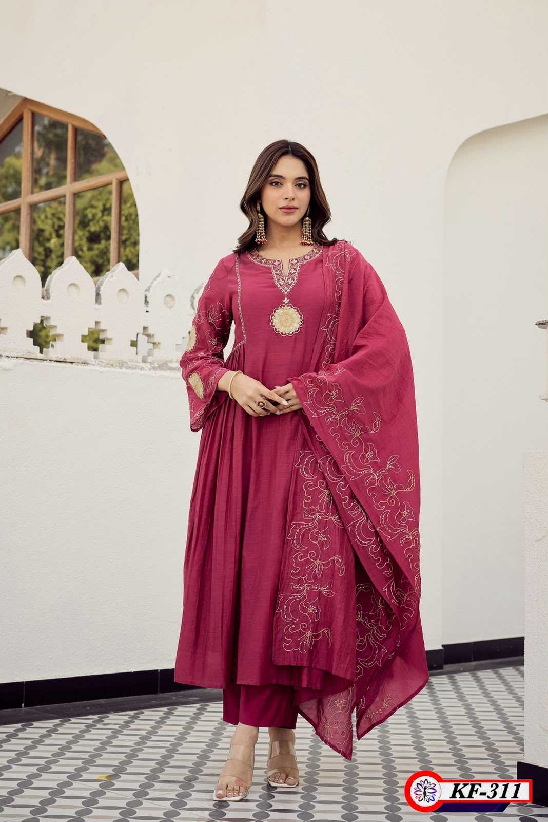 YNF Wholesale Muslin Ladies Suits  | Surat Manufacturer