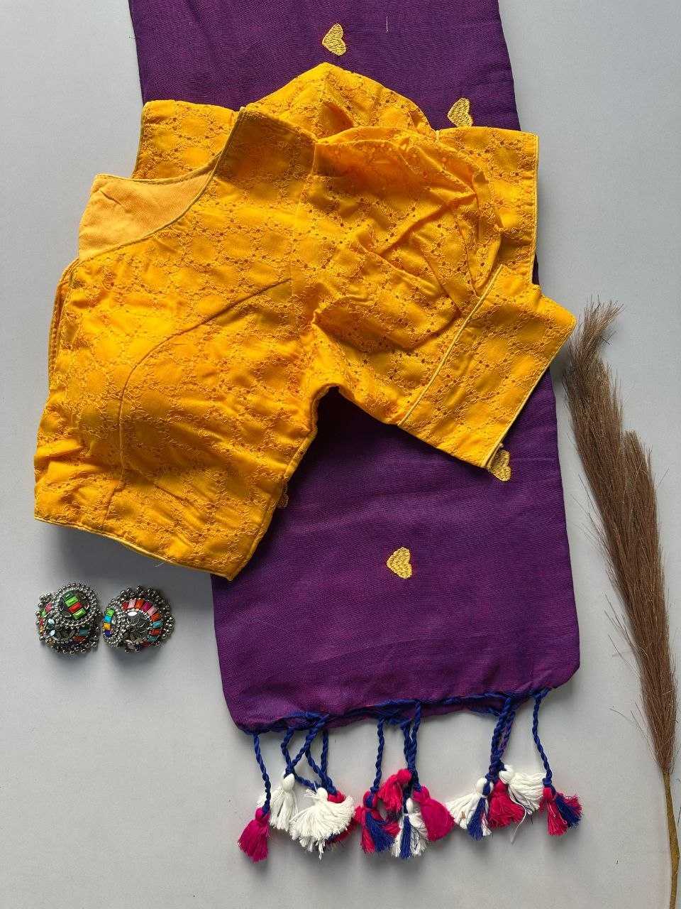 YNF Wholesale Khadi Cotton Designer Blouse KESH653 Heart | Surat Manufacturer