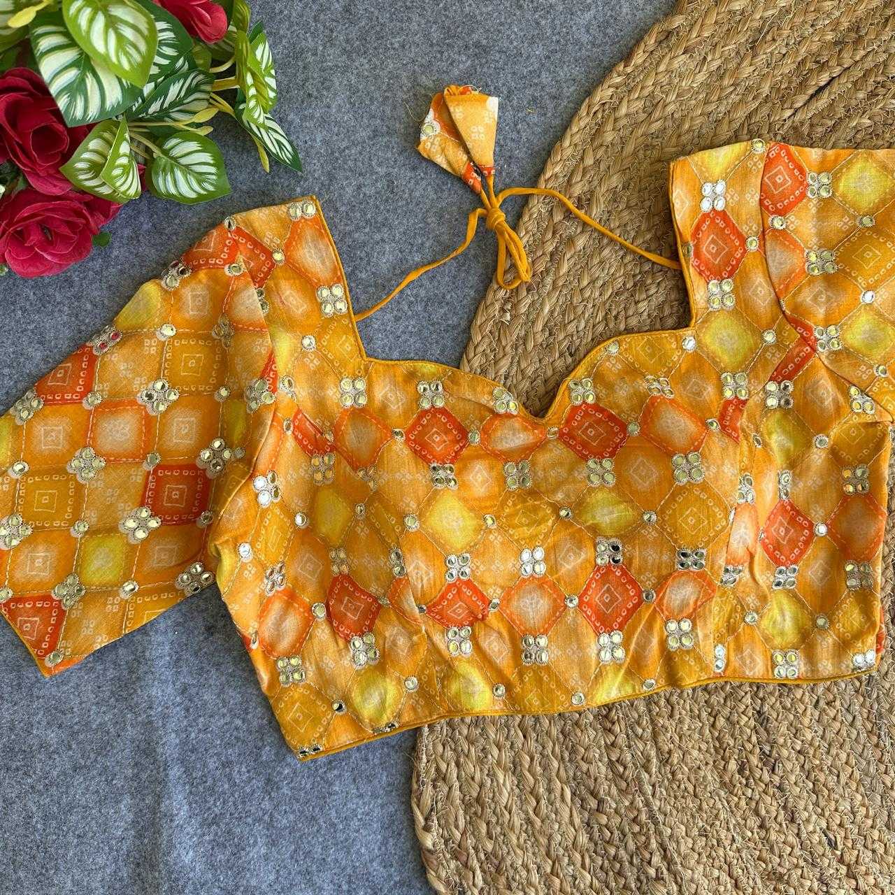 YNF Wholesale Khadi Cotton Printed Blouse KESH653 Pakhi | Surat Manufacturer