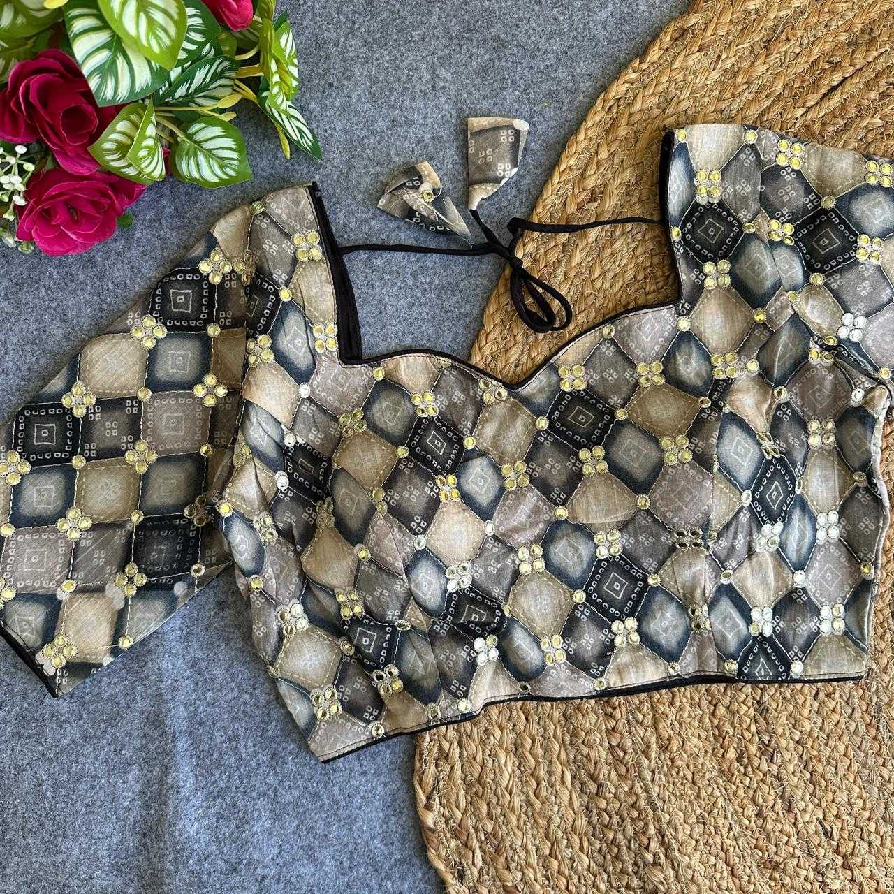YNF Wholesale Khadi Cotton Printed Blouse KESH653 Pakhi | Surat Manufacturer