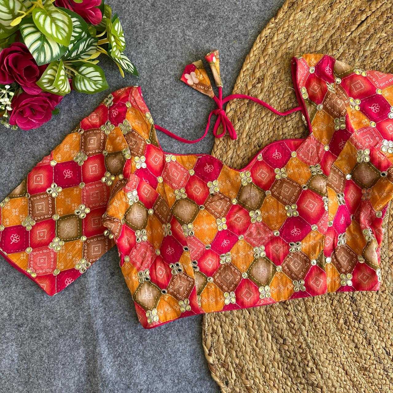 YNF Wholesale Khadi Cotton Printed Blouse KESH653 Pakhi | Surat Manufacturer