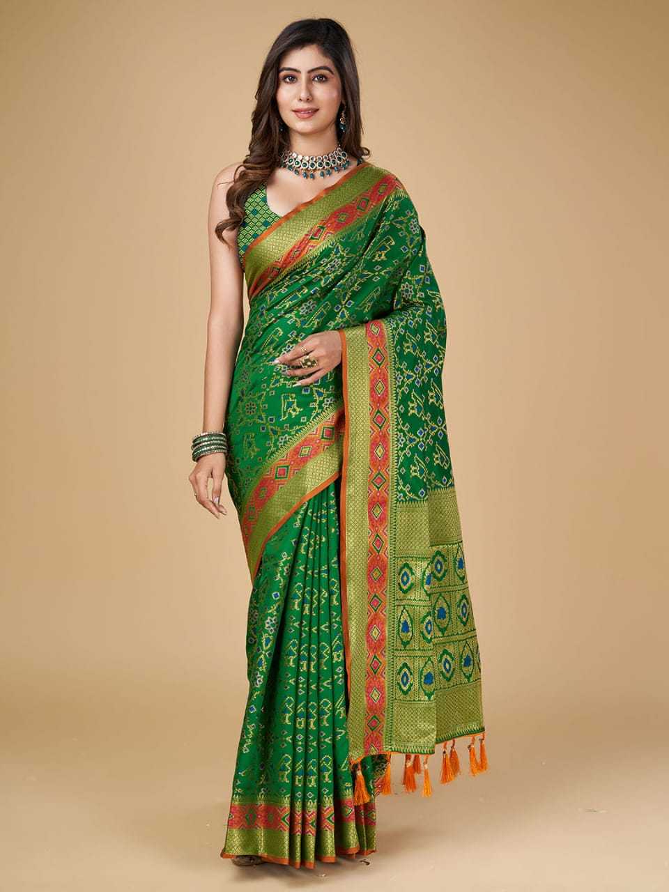 YNF Wholesale Patola Silk Lace Border Sarees  | Surat Manufacturer