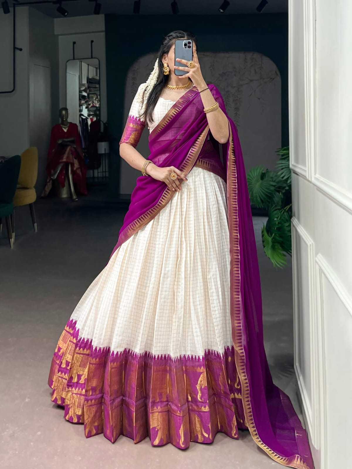 YNF Wholesale Poly Cotton Designer Lehenga Choli KESH668 Chex | Surat Manufacturer