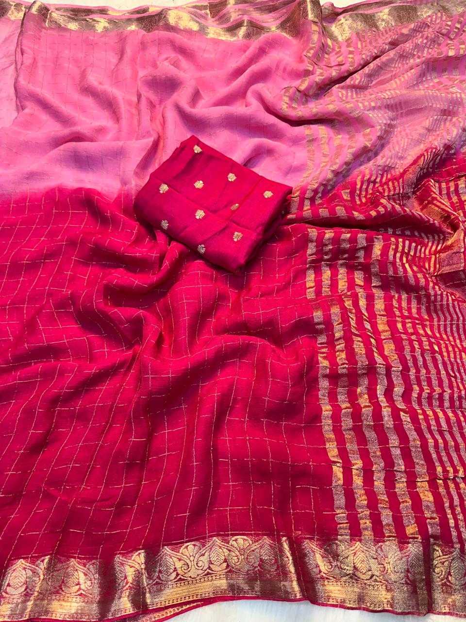 YNF Wholesale Premium Georgette Georgette Sarees  | Surat Manufacturer