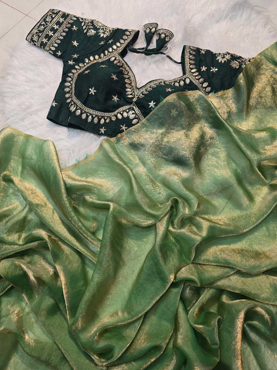 YNF Wholesale Space Silk Chanderi Sarees  | Surat Manufacturer