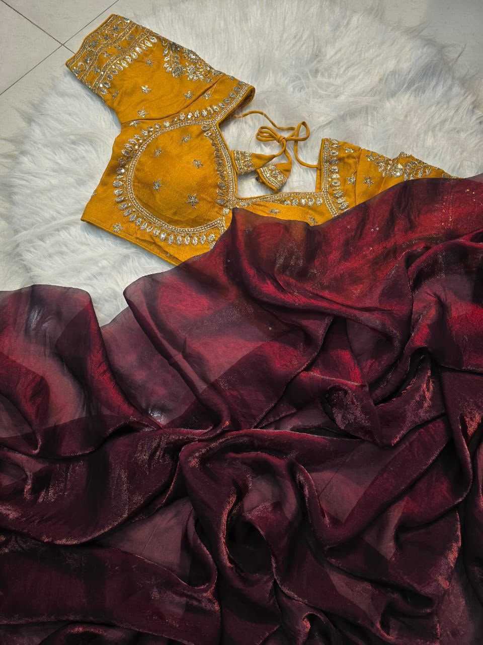 YNF Wholesale Space Silk Chanderi Sarees  | Surat Manufacturer