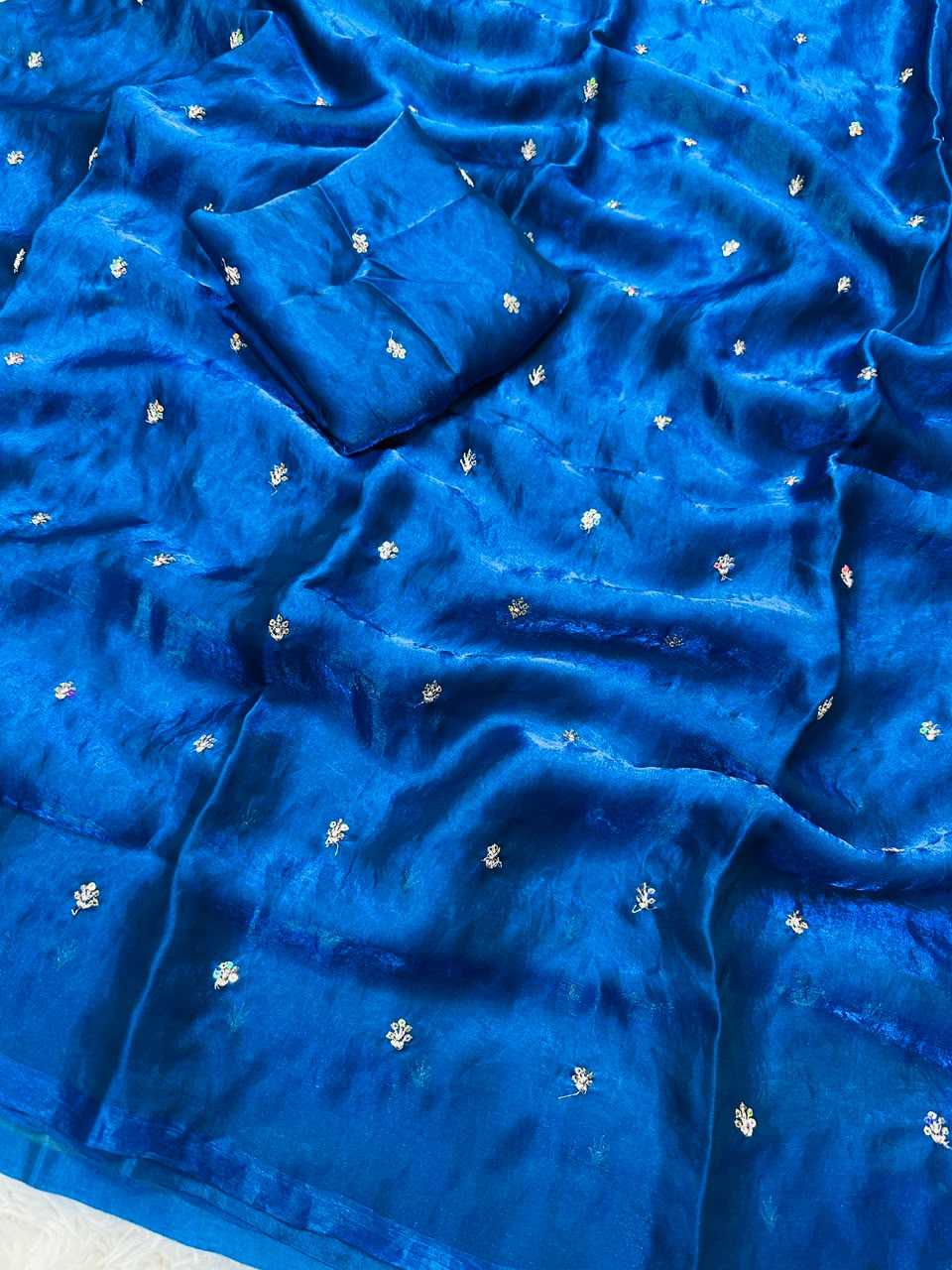 YNF Wholesale Space Silk Sequence Sarees  | Surat Manufacturer