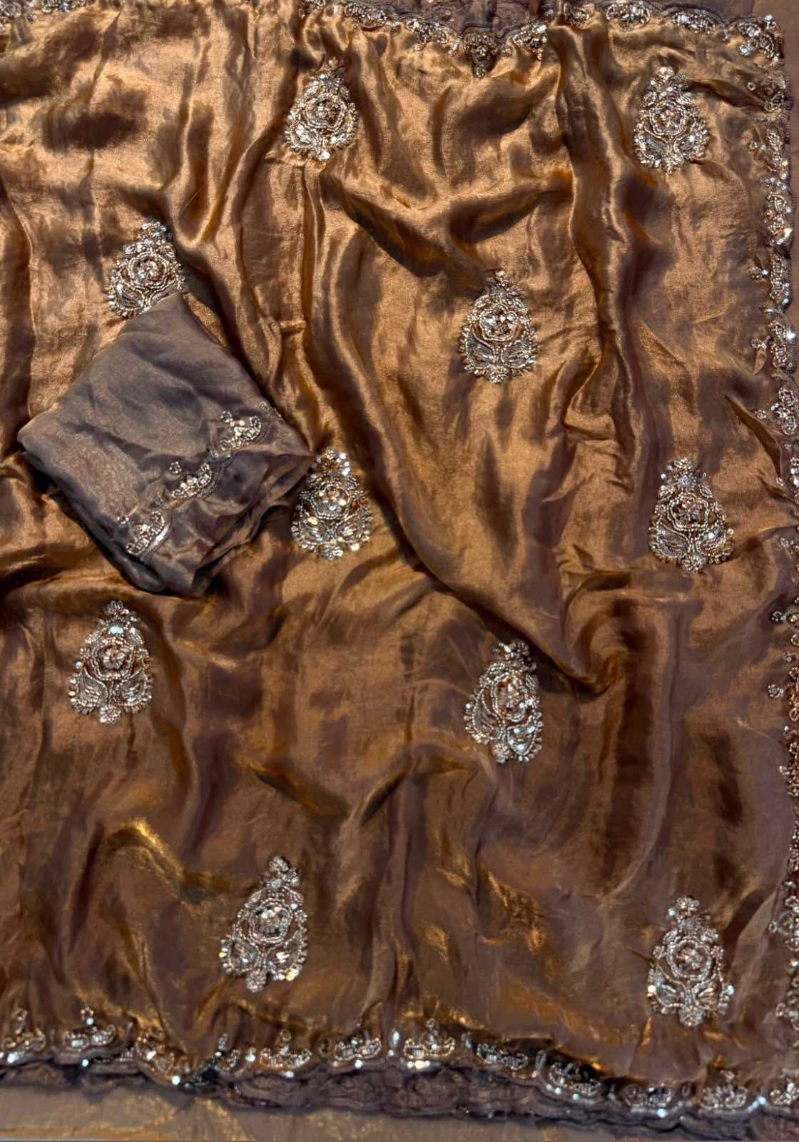 YNF Wholesale Fancy Sequin Sarees  | Surat Manufacturer