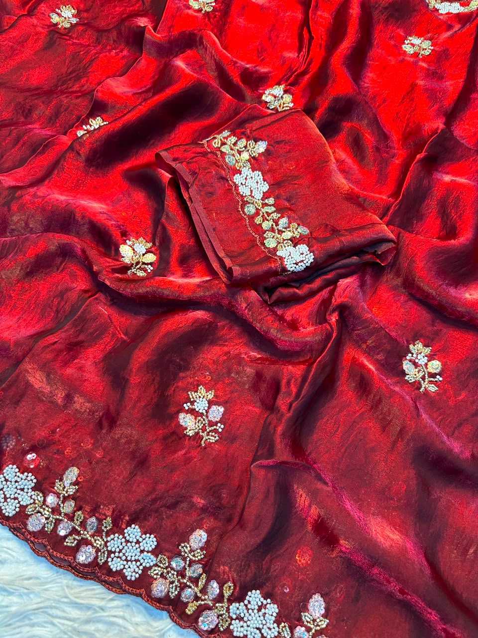YNF Wholesale Satin Designer Sarees  | Surat Manufacturer