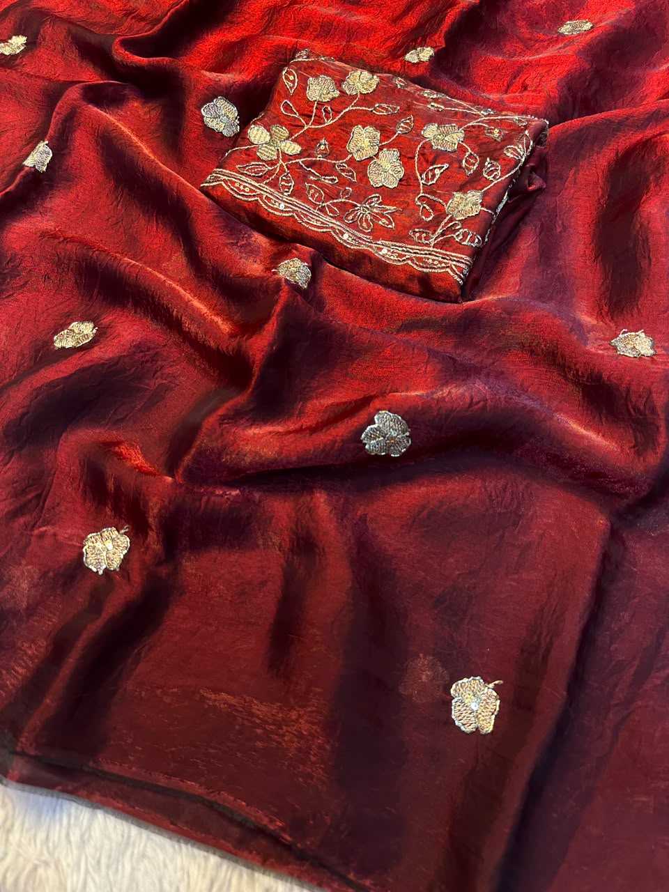 YNF Wholesale Satin Ready To Wear Sarees KESH671 Gauri | Surat Manufacturer
