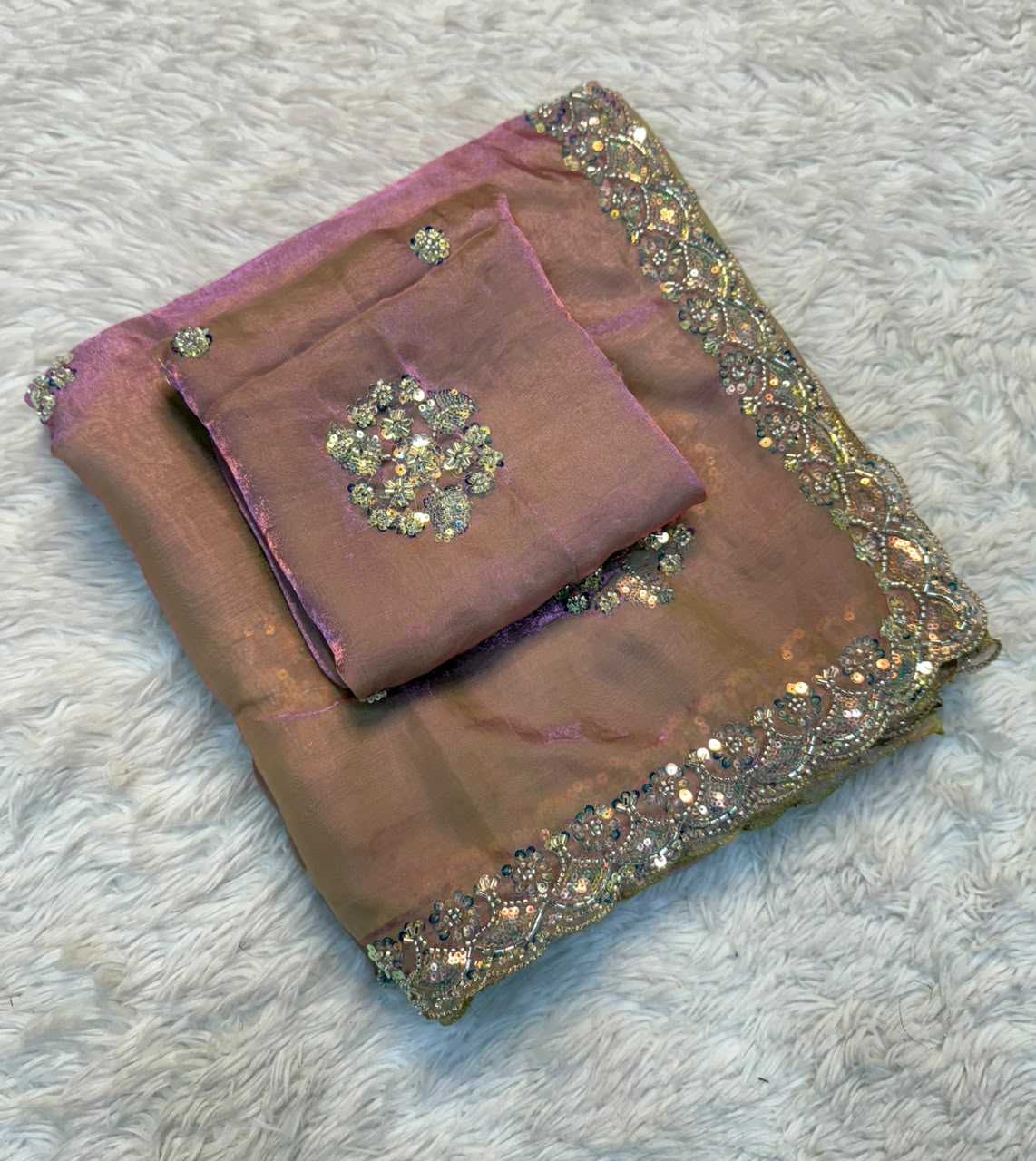 YNF Wholesale FENDY Sequin Sarees  | Surat Manufacturer