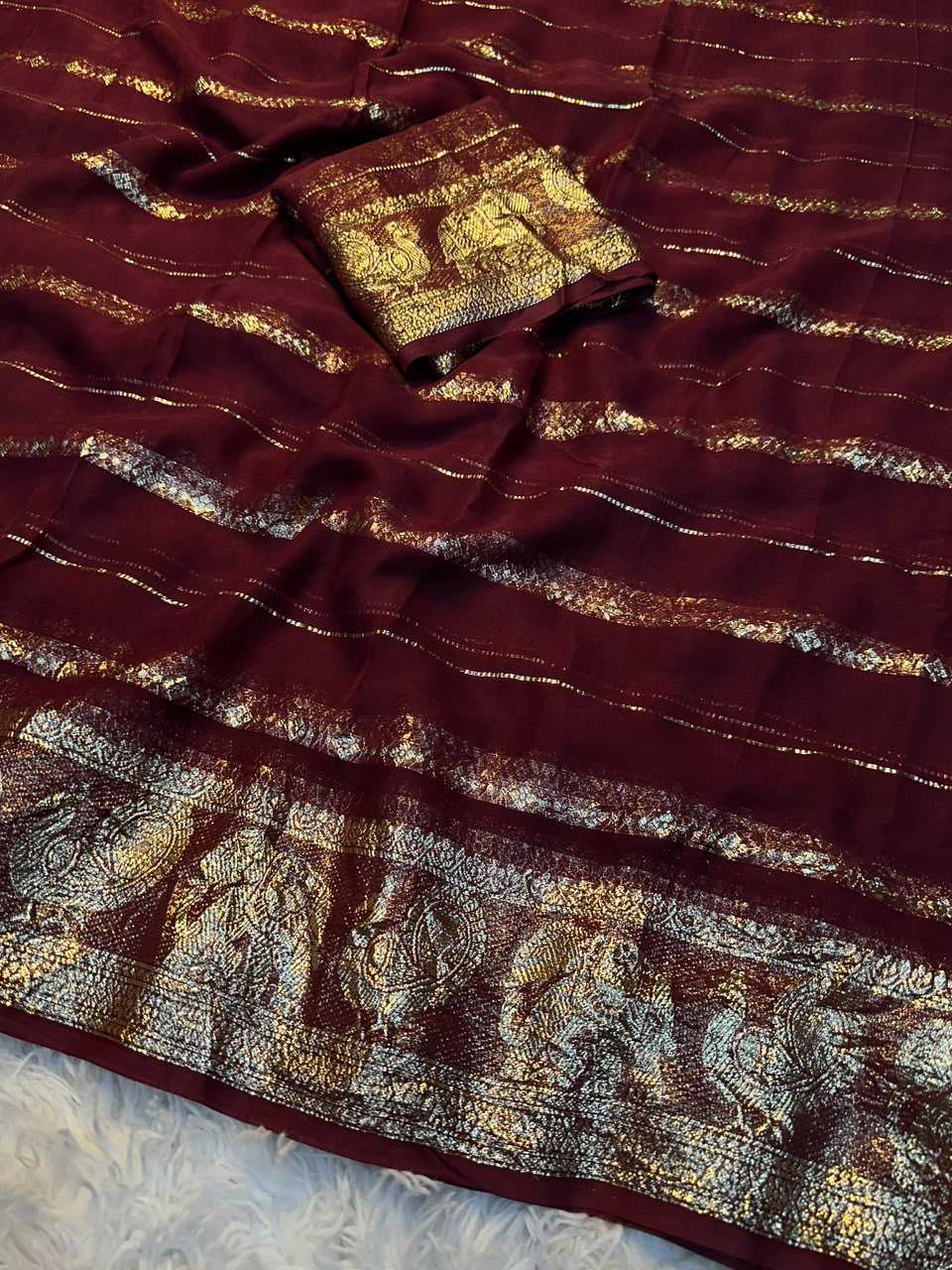 YNF Wholesale Georgette Designer Sarees KESH671 Purvi | Surat Manufacturer