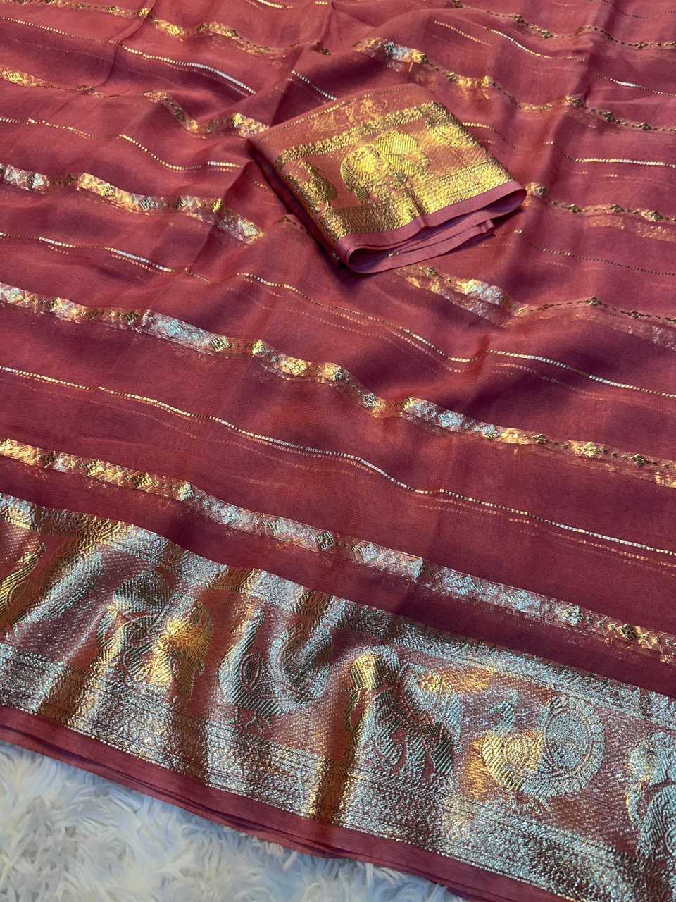 YNF Wholesale Georgette Designer Sarees KESH671 Purvi | Surat Manufacturer
