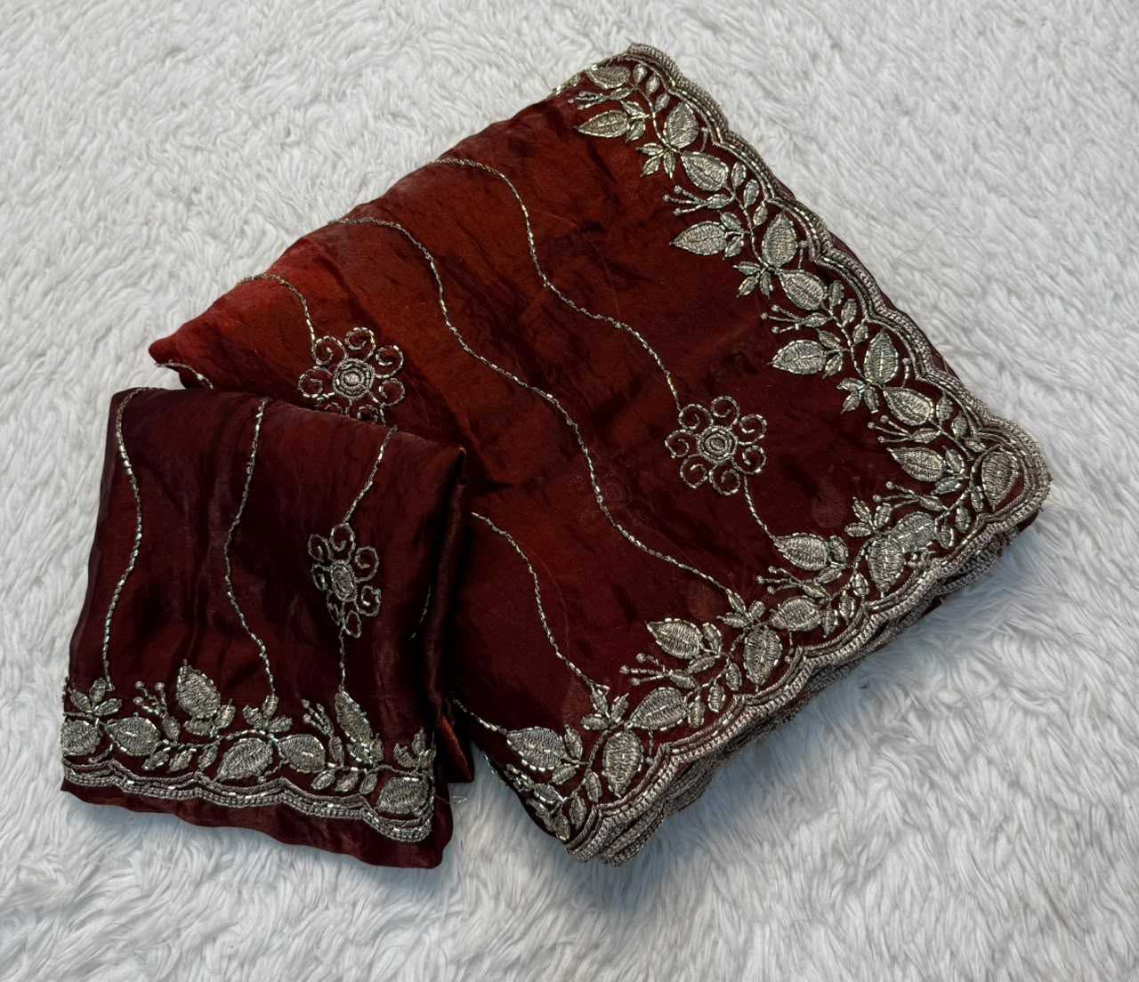 YNF Wholesale Space Silk Fancy Silk Sarees  | Surat Manufacturer