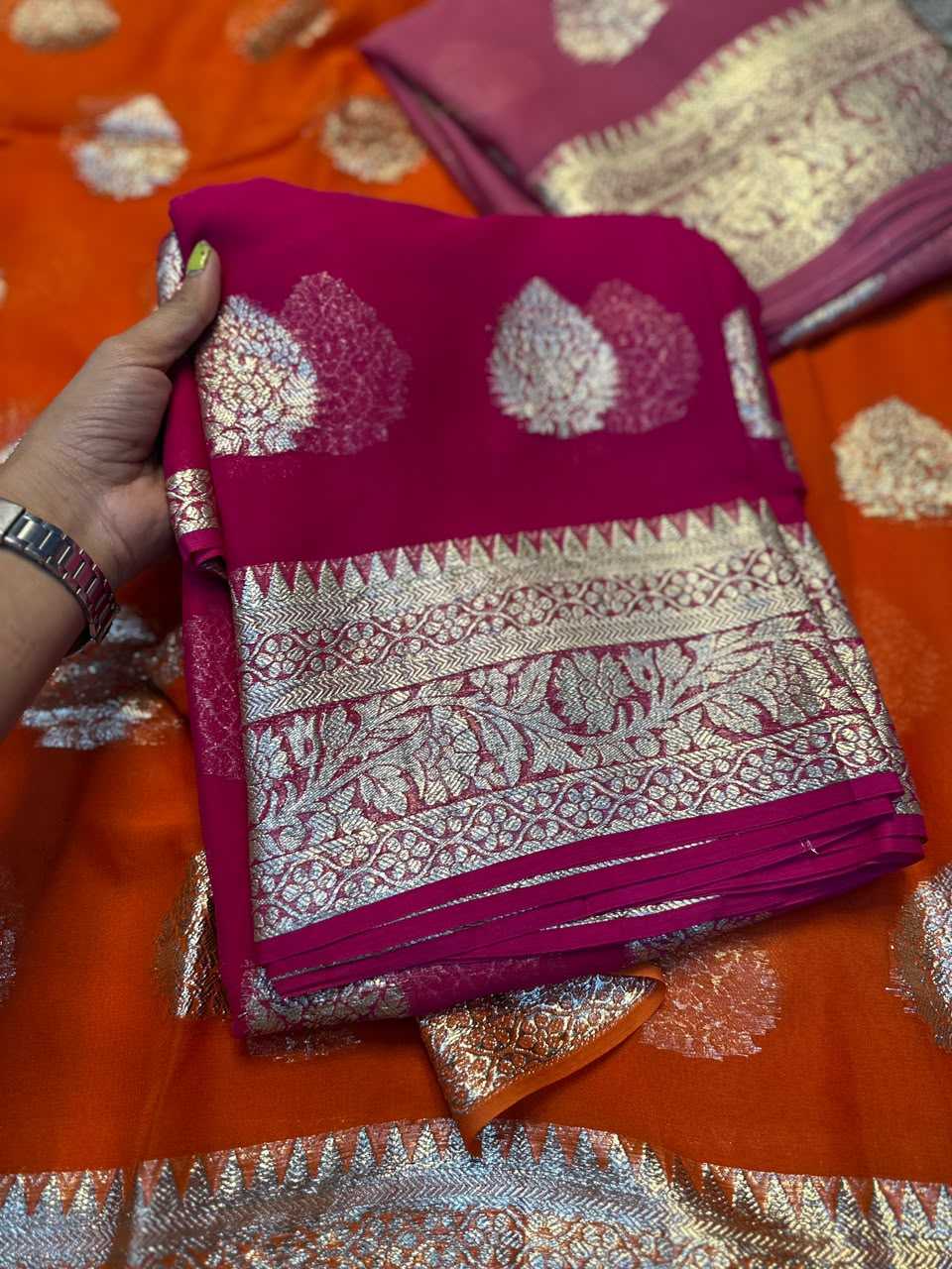 YNF Wholesale Viscose Designer Sarees  | Surat Manufacturer