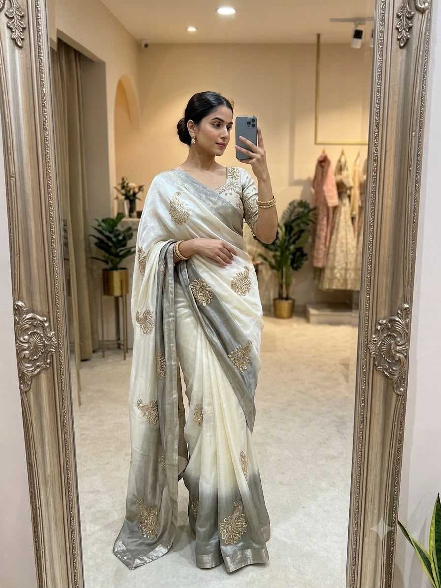 YNF Wholesale Space Silk Designer Sarees  | Surat Manufacturer