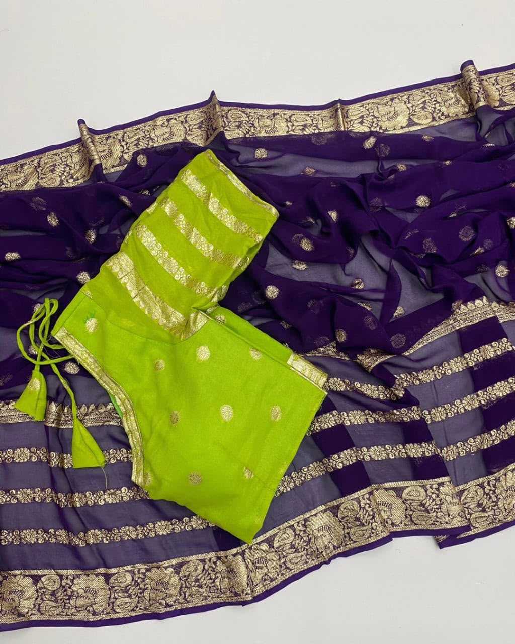YNF Wholesale Premium Georgette Designer Sarees KESH671 Trisha | Surat Manufacturer