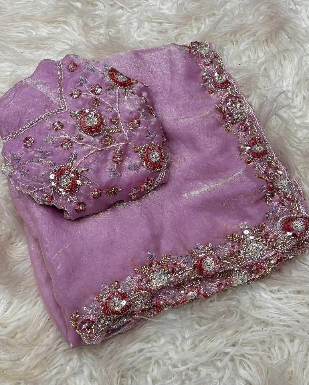 YNF Wholesale Fancy Sequin Sarees  | Surat Manufacturer