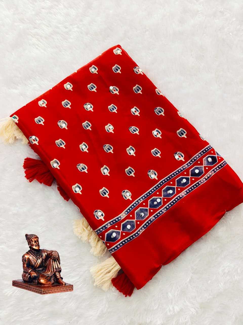 YNF Wholesale Crepe Silk Printed Silk Saree  | Surat Manufacturer