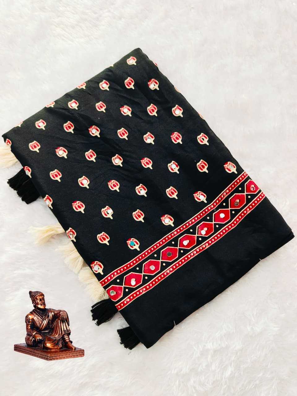 YNF Wholesale Crepe Silk Printed Silk Saree  | Surat Manufacturer