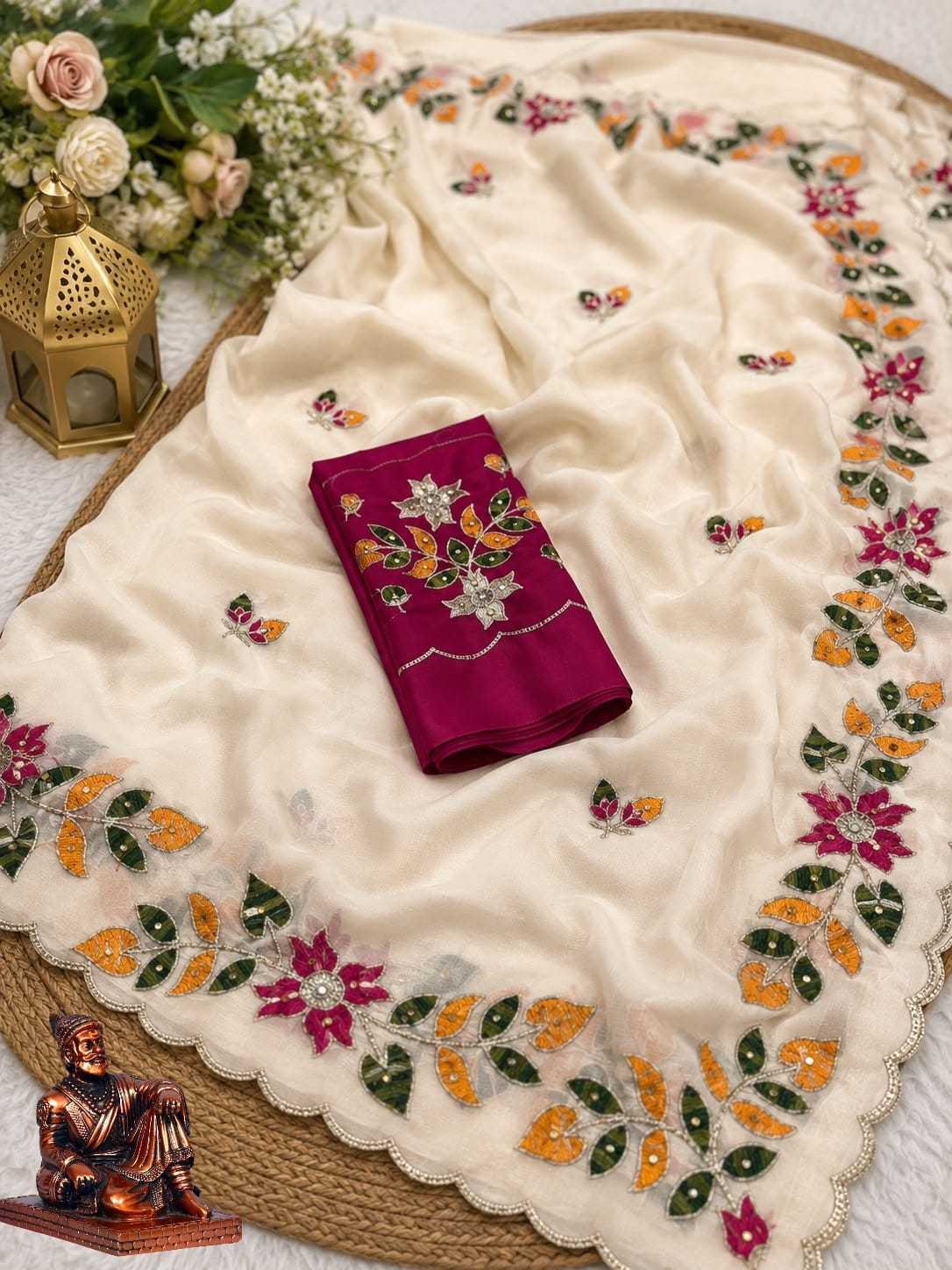 YNF Wholesale Georgette Georgette Sarees  | Surat Manufacturer