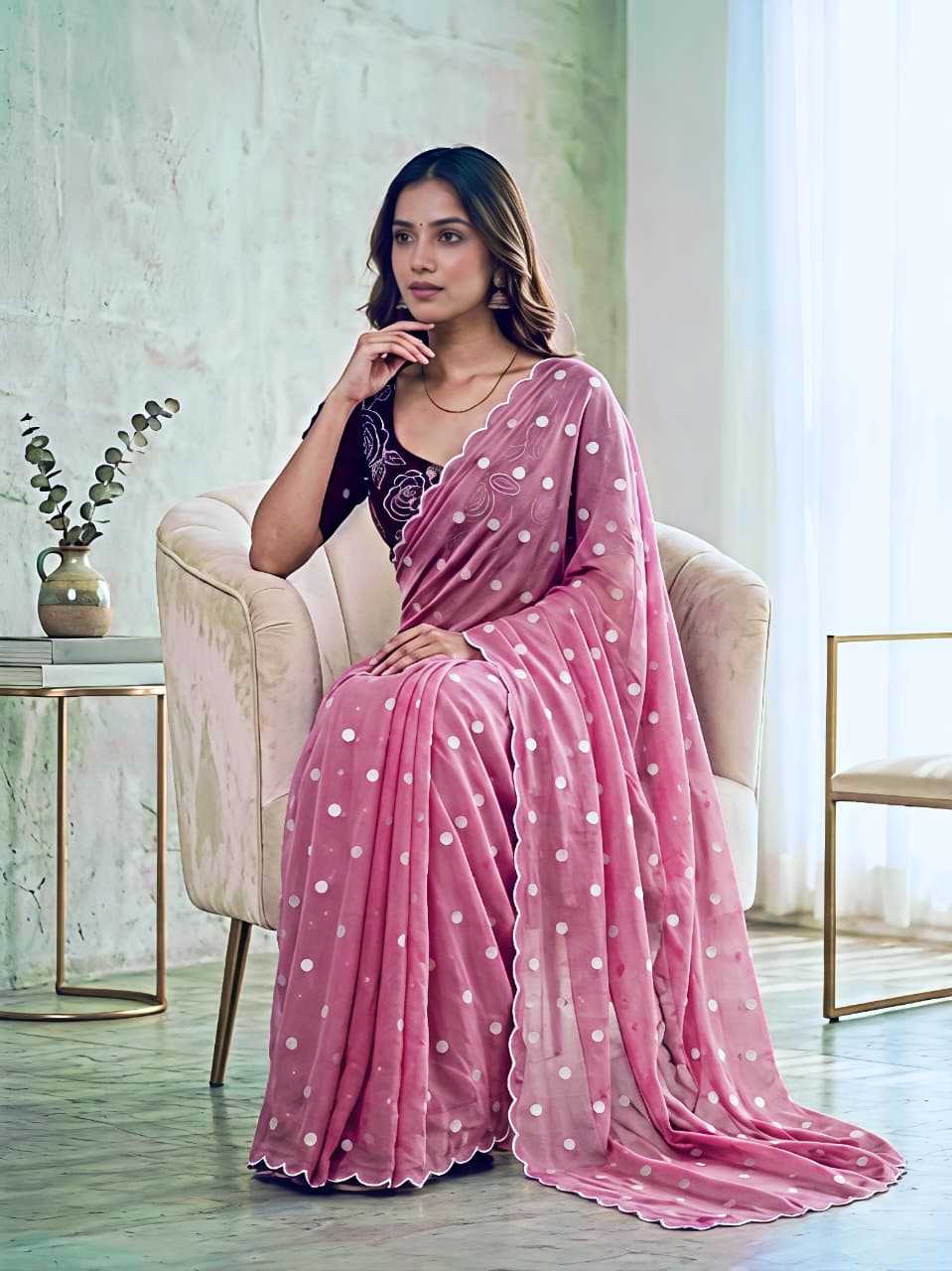 YNF Wholesale Georgette Georgette Sarees  | Surat Manufacturer